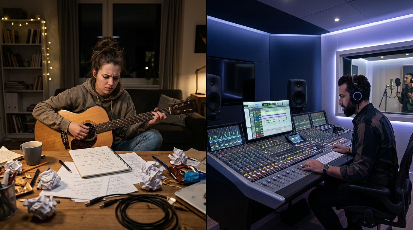 DIY vs. Profi: Eigenes Lied selber machen oder machen lassen?